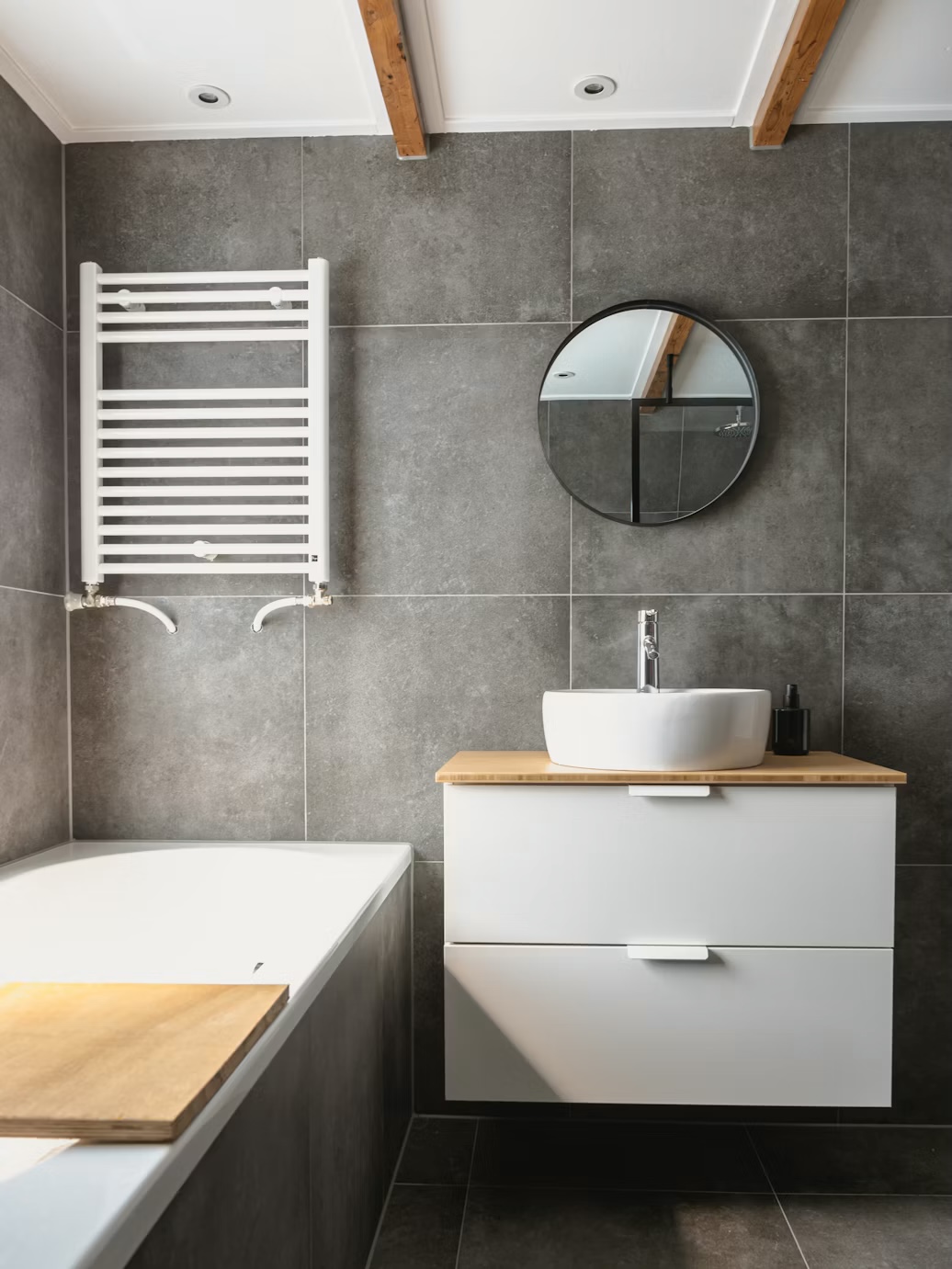 luxury bathroom remodel with custom vanity and rainfall shower Fort Lauderdale – Fort Lauderdale FL